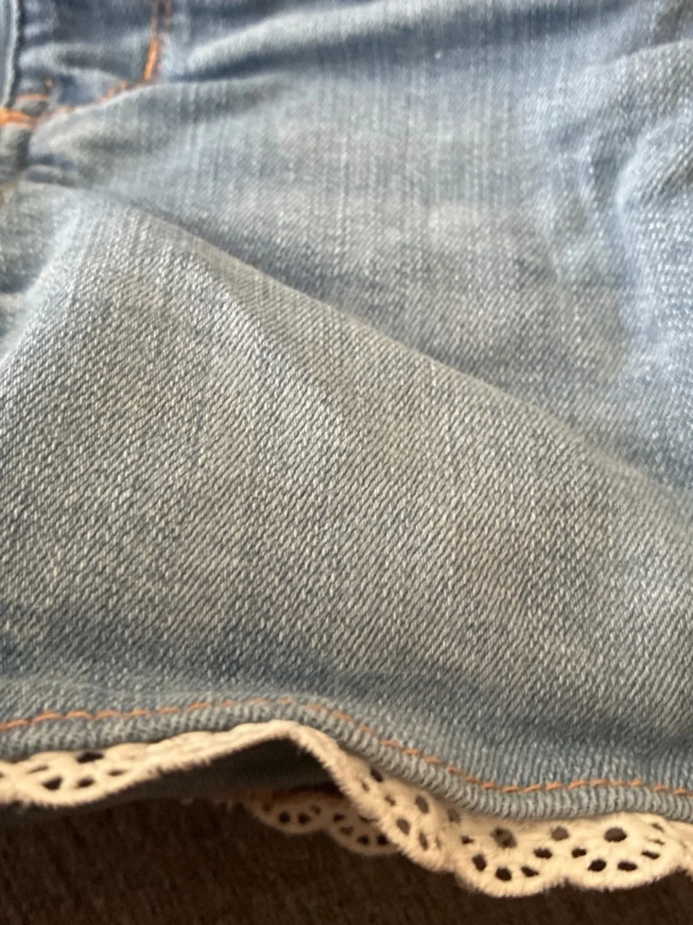 OshKosh B'gosh White & Light Blue Girls' Shorts Duo